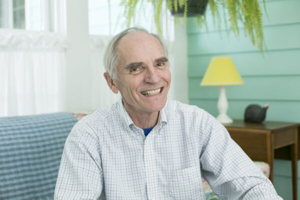 Tom Popp is sense at his home in Madison, Wisconsin on June 1, 2017. Beth Skogen Photography - www.bethskogen.com