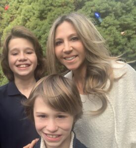 Camille and her two sons
