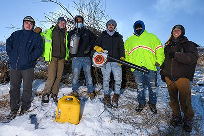 Group photo of the inaugural Conservation Graduate Crew