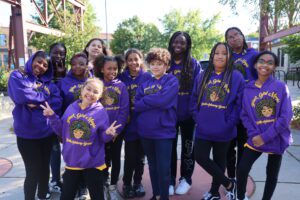 Black Girl Magic Group in Matching Hoodies