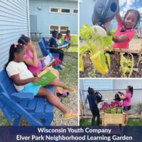 Children enjoying Wisconsin Youth Company's Elver Park Neighborhood Learning Center, which was supported by a Community Impact Grant from MCF.