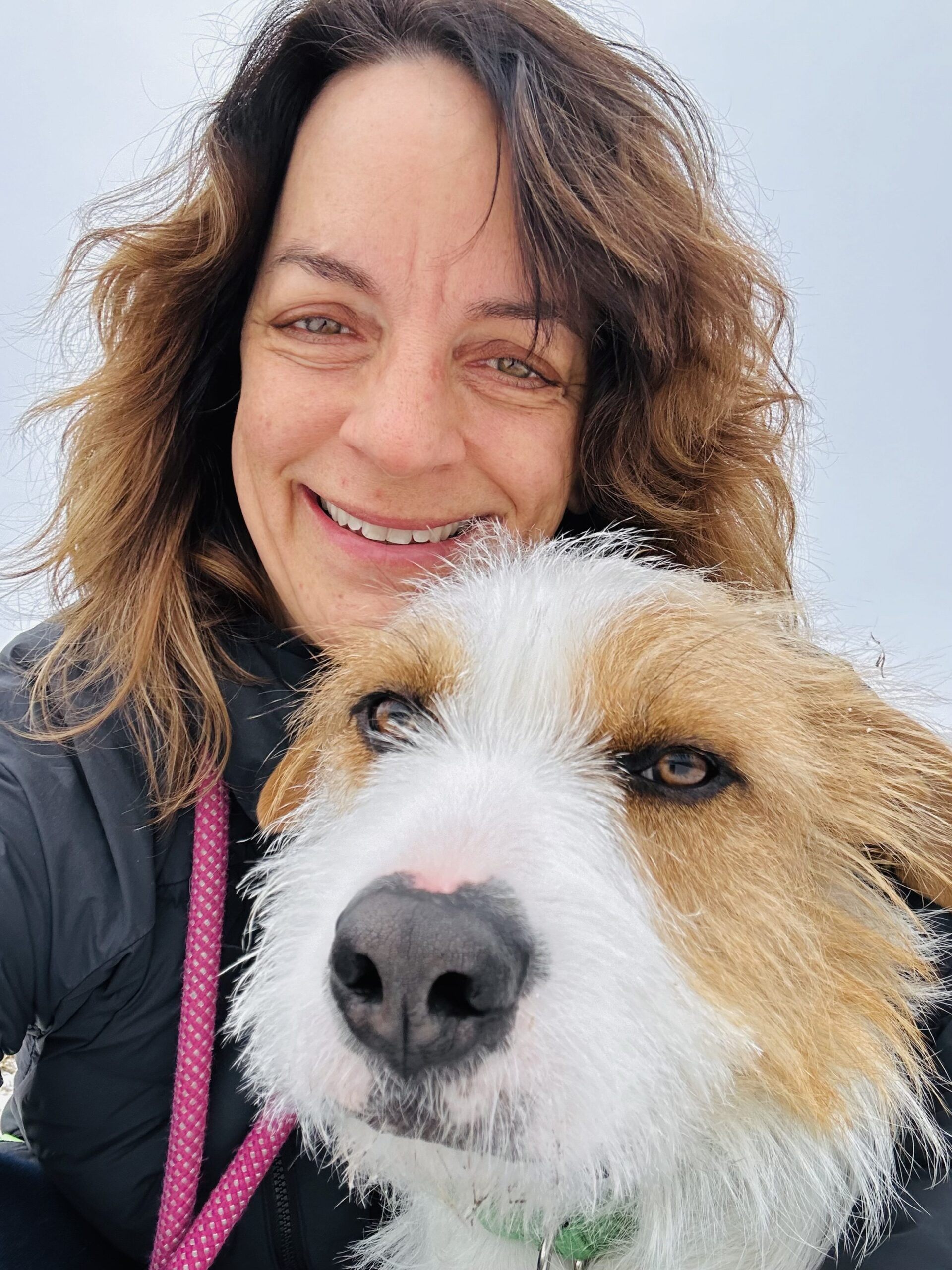 Jeneen Hartley and her dog Pete. 