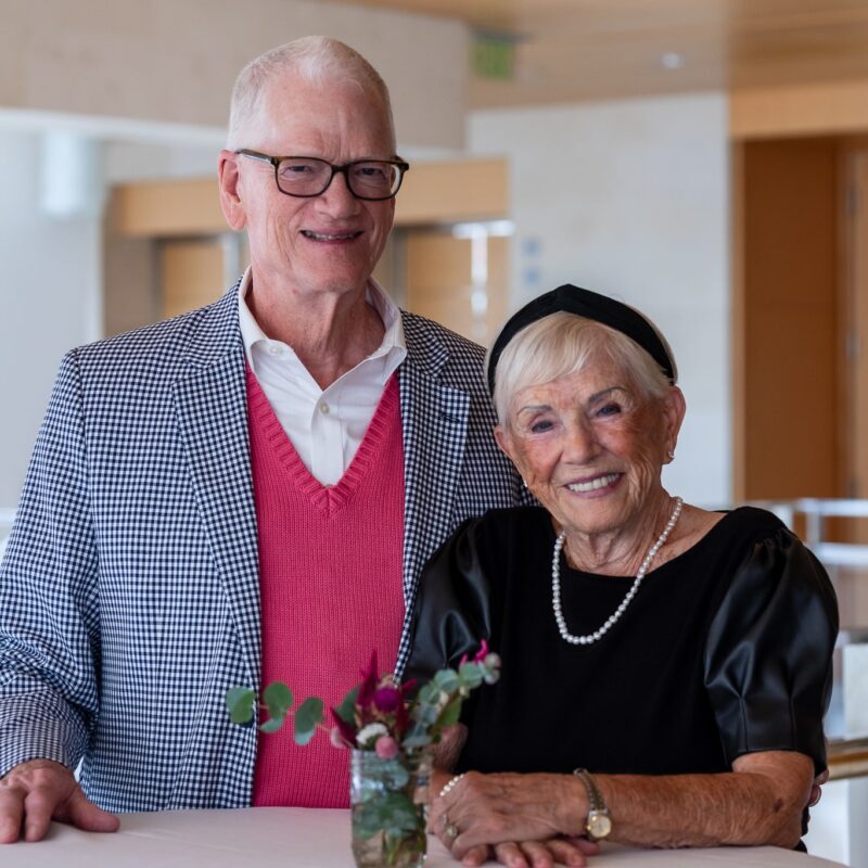 Lau and Bea Christensen pose for a photo at the Legacy Society Luncheon