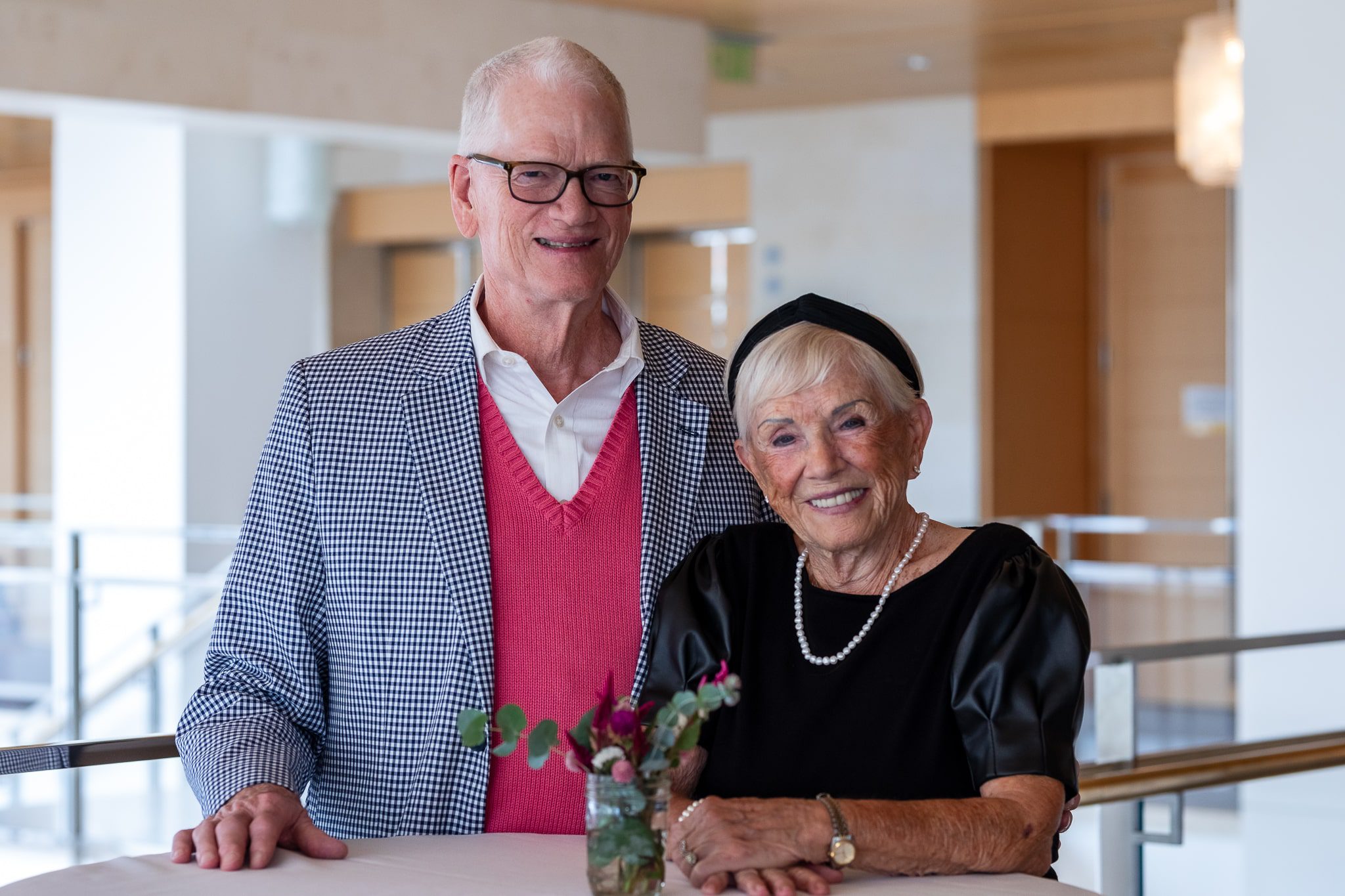 Lau and Bea Christensen pose for a photo at the Legacy Society Luncheon