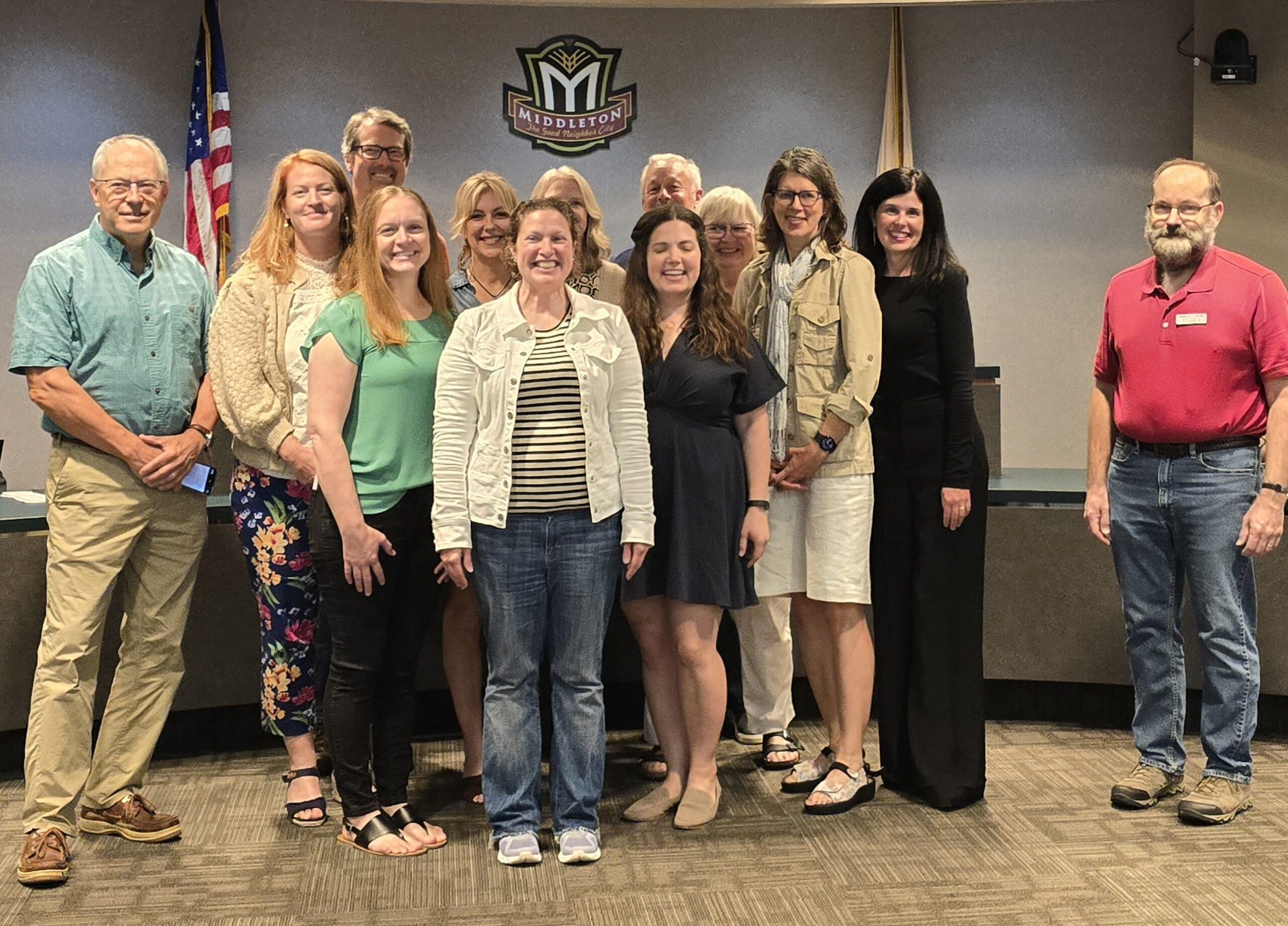 Middleton Endowment committee members with 2024 grant recipients