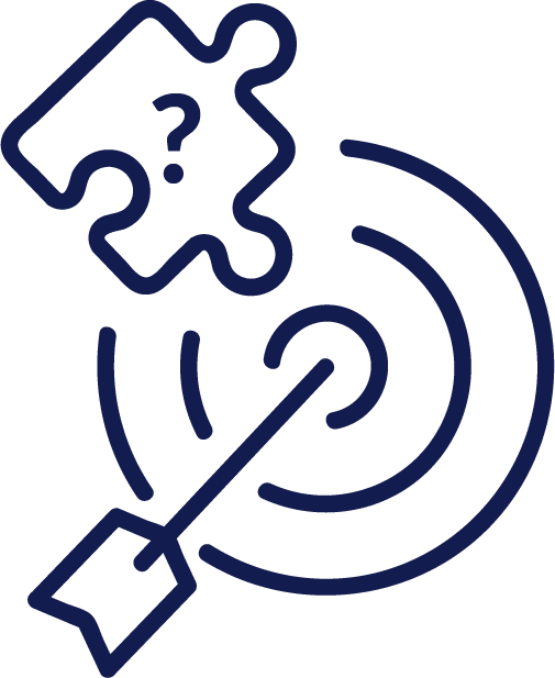 icon showing a puzzle piece and target with a bullseye